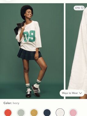 Pilcro Varsity tee